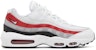 Nike Air Max 95 'Putih Kelabu Merah' DQ3430-001