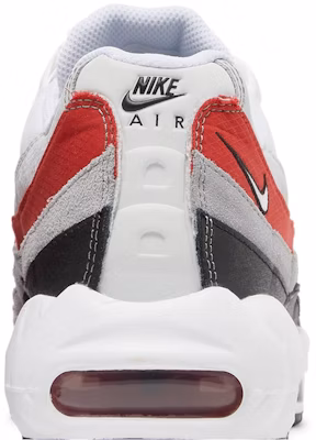 Nike Air Max 95 'White Grey Red' DQ3430-001 Sizing Nike Air Max 95 'White Grey Red' DQ3430-001