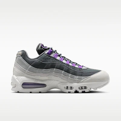 Nike Air Max 95 Big Bubble ''OG'' Photon Dust/Dark Gray/Gray Fog/Bright Violet HM4740-012 Lookbook Nike Air Max 95 Big Bubble ''OG'' Photon Dust/Dark Gray/Gray Fog/Bright Violet HM4740-012