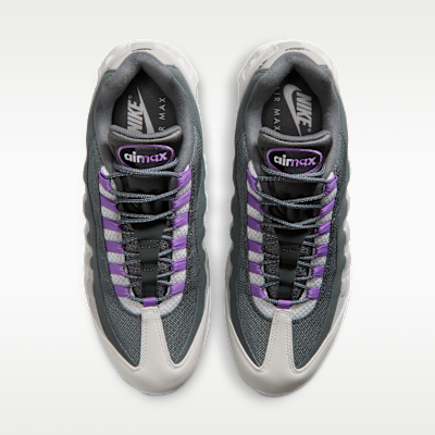 Shop Nike Air Max 95 Big Bubble ''OG'' Photon Dust/Dark Gray/Gray Fog/Bright Violet HM4740-012