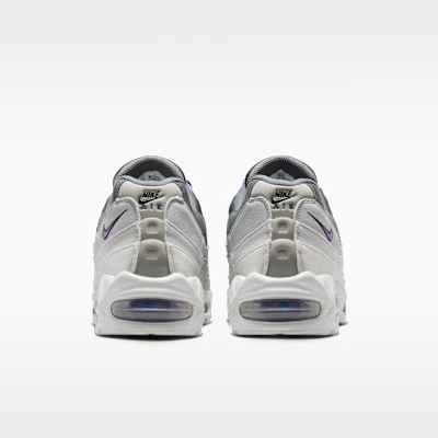 Nike Air Max 95 Big Bubble ''OG'' Photon Dust/Dark Gray/Gray Fog/Bright Violet HM4740-012 Details for Nike Air Max 95 Big Bubble ''OG'' Photon Dust/Dark Gray/Gray Fog/Bright Violet HM4740-012