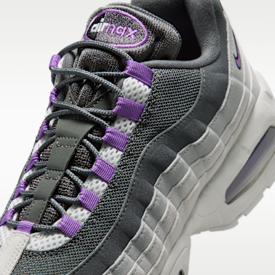 Sizing Nike Air Max 95 Big Bubble ''OG'' Photon Dust/Dark Gray/Gray Fog/Bright Violet HM4740-012