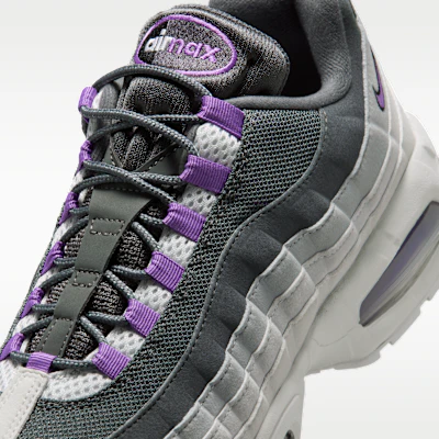 Nike Air Max 95 Big Bubble ''OG'' Photon Dust/Dark Gray/Gray Fog/Bright Violet HM4740-012 Sizing Nike Air Max 95 Big Bubble ''OG'' Photon Dust/Dark Gray/Gray Fog/Bright Violet HM4740-012