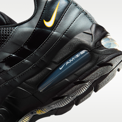 Cheap Nike Air Max 95 Big Bubble Hitam/University Gold/Metallic Silver/Putih IB6830-001