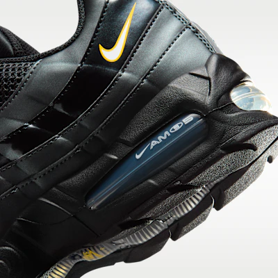 Nike Air Max 95 Big Bubble Hitam/University Gold/Metallic Silver/Putih IB6830-001 Cheap Nike Air Max 95 Big Bubble Hitam/University Gold/Metallic Silver/Putih IB6830-001