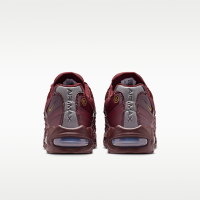Details for Nike Air Max 95 Big Bubble Burgundy Crush/Hitam/Perak Metalik/Emas Metalik IB6830-601