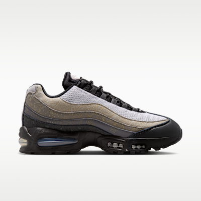 Lookbook Nike Air Max 95 Big Bubble Cuir Blanc/Gris Clair/Charbon Clair/Noir IR0802-100
