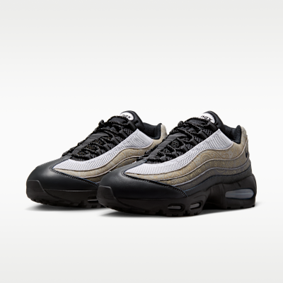 Purchase Nike Air Max 95 Big Bubble Cuir Blanc/Gris Clair/Charbon Clair/Noir IR0802-100