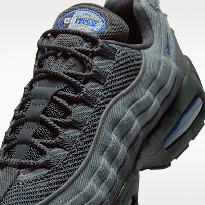 Sizing Nike Air Max 95 Grote Bubble Grijs/Antraciet/Zwart/Racer Blauw IM9605-002