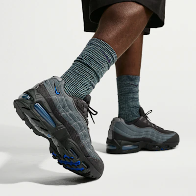 Nike Air Max 95 Grote Bubble Grijs/Antraciet/Zwart/Racer Blauw IM9605-002 1