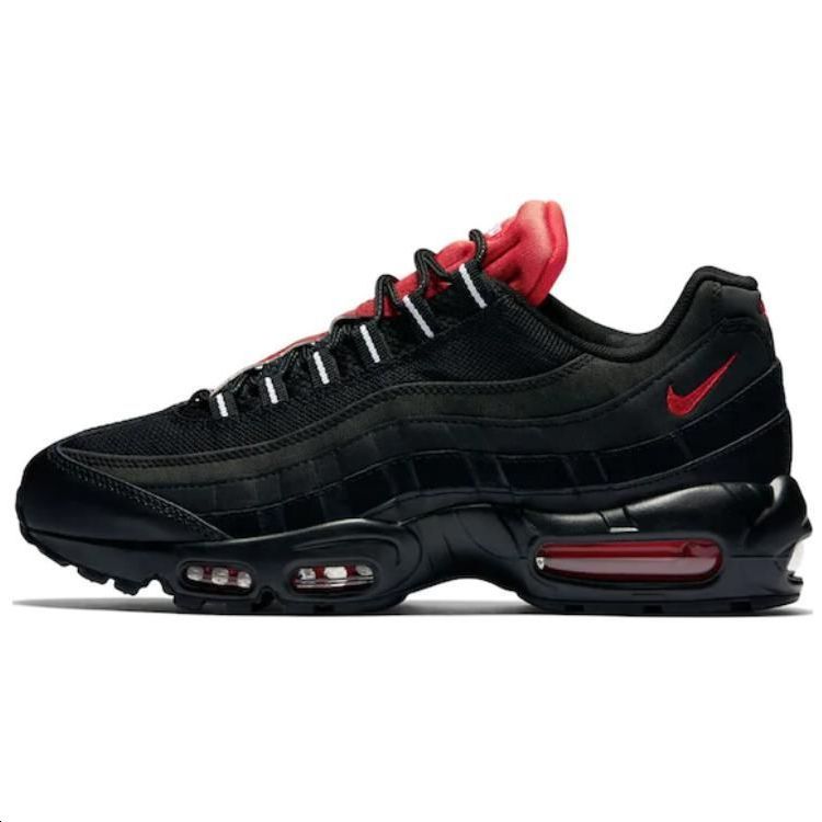 black and red air max 95