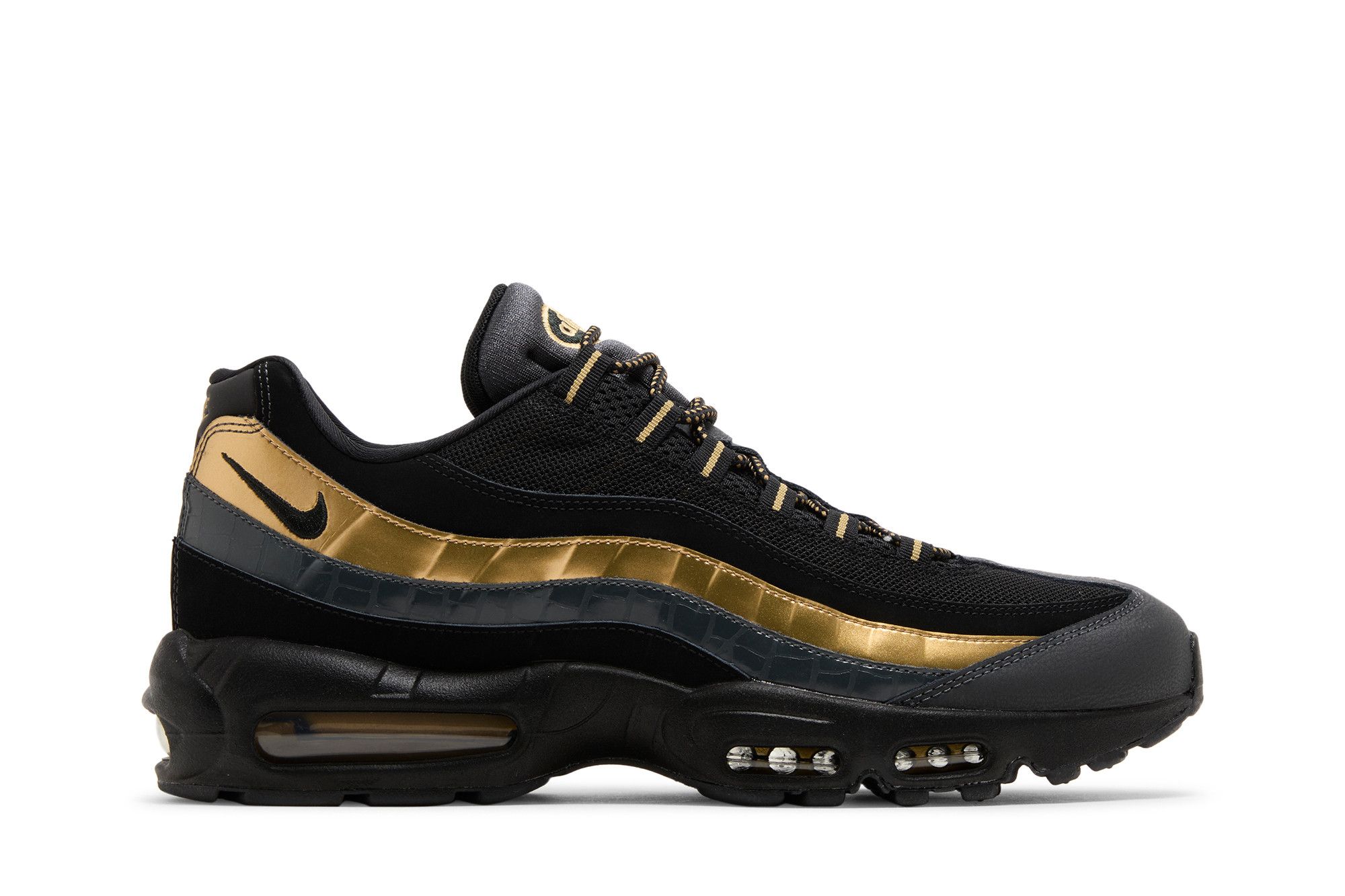 Nike Air Max 95 Black Metallic Gold 538416-007