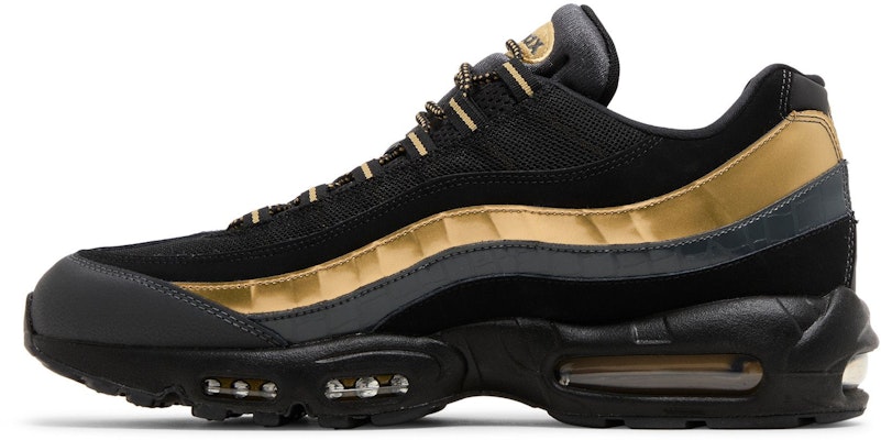 Nike Air Max 95 Black Metallic Gold 538416-007 Lookbook Nike Air Max 95 Black Metallic Gold 538416-007