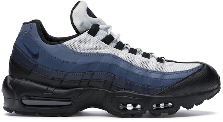 Navy blue and grey air max 95 shop