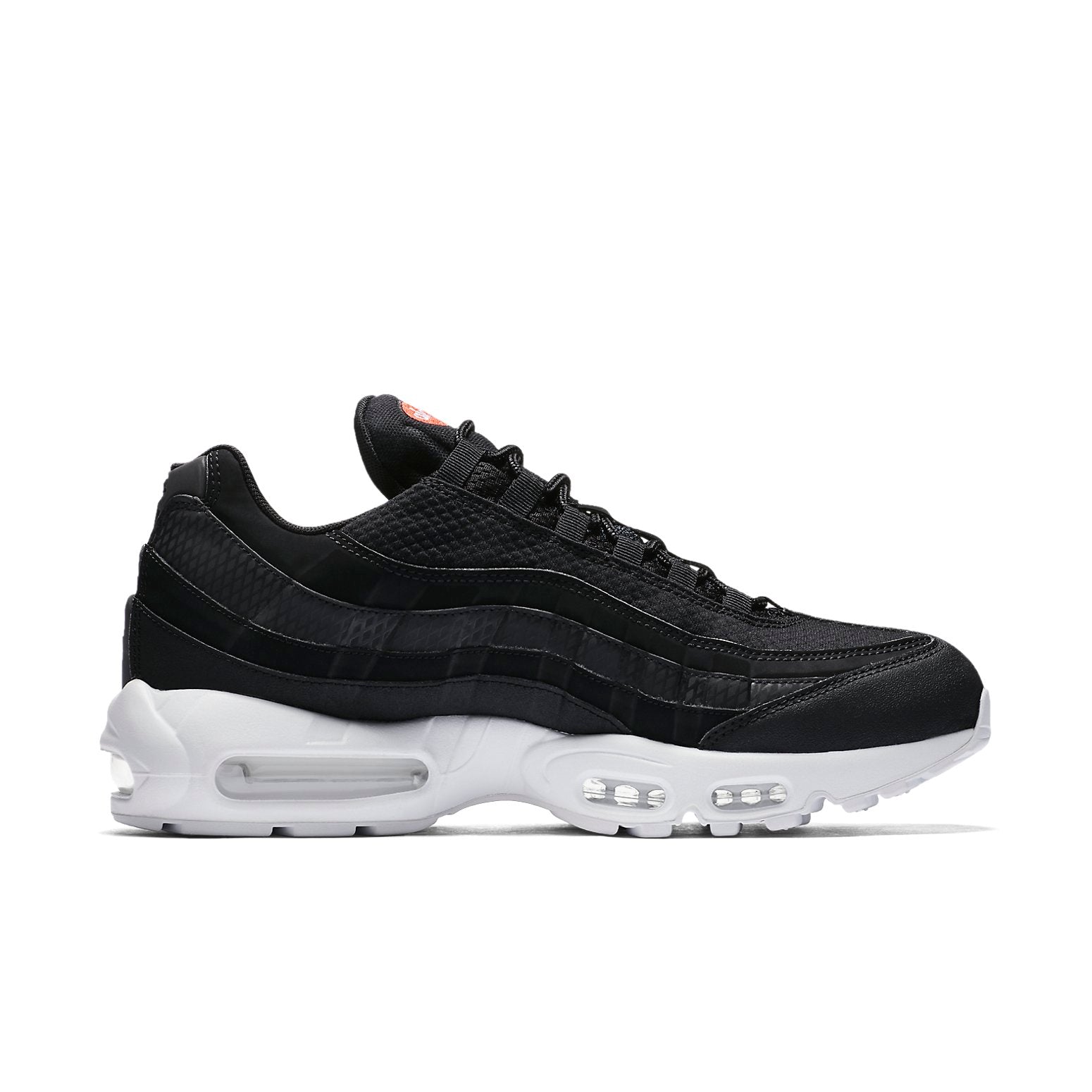 Nike Air Max 95 Black White Team Orange 圖 2