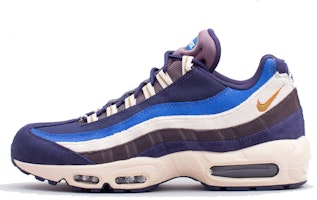 Nike Air Max 95 Blackened Blue Light Cream 538416-404 Nike Air Max 95 Blackened Blue Light Cream 538416-404