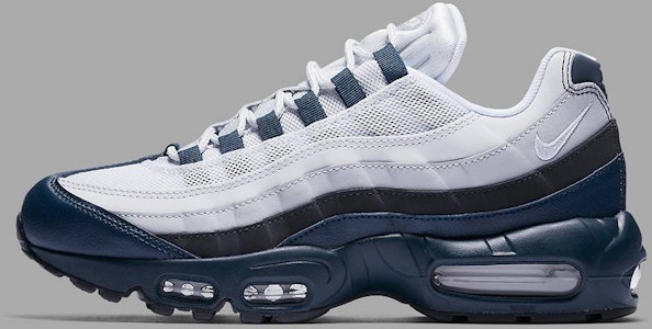 Nike Air Max 95 Essential "Armory Navy" 舒適百搭 防滑耐磨 低筒 日常休閒鞋 男款 藍白 Lookbook Nike Air Max 95 Essential "Armory Navy" 舒適百搭 防滑耐磨 低筒 日常休閒鞋 男款 藍白