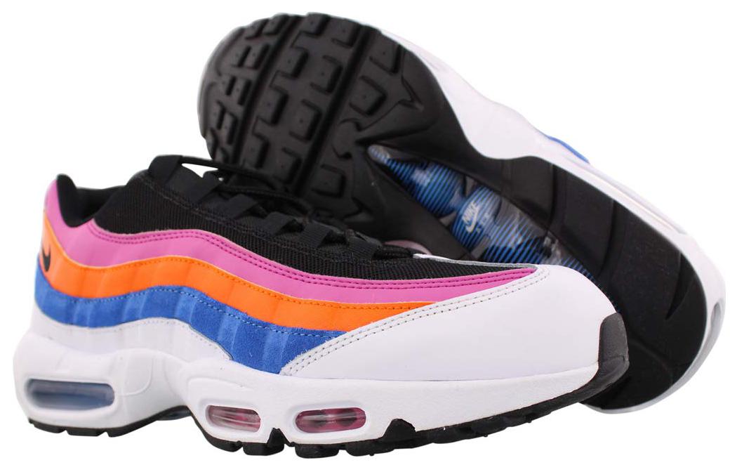 Shop Nike Air Max 95 耐磨透氣 低筒 跑步鞋 男女同款 黑白