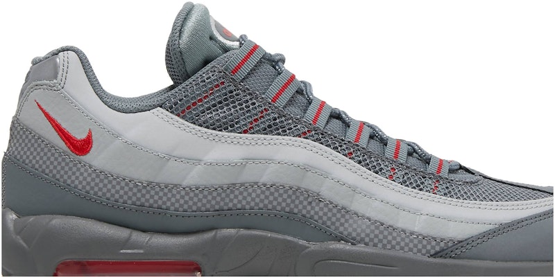 耐吉 Air Max 95 低筒 跑鞋 男款 灰紅色 Order 耐吉 Air Max 95 低筒 跑鞋 男款 灰紅色