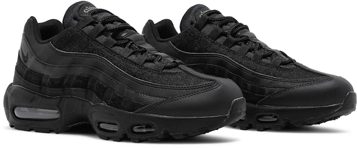 Nike Air Max 95 Essential 'Triple Black' 2020 Lelaki Wanita Kasut Hitam. CI3705-001 Cheap Nike Air Max 95 Essential 'Triple Black' 2020 Lelaki Wanita Kasut Hitam. CI3705-001