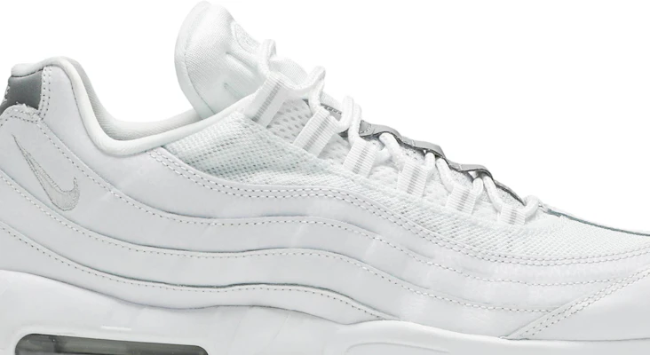 Air max 95 top essential white silver