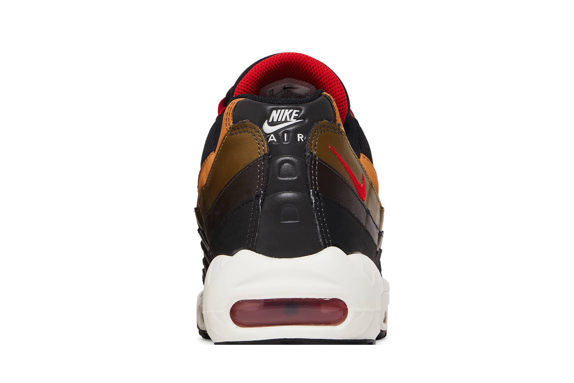 Sizing Nike Air Max 95 低筒 跑步鞋 男款 黑紅黃