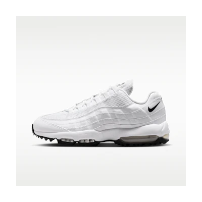 Nike Air Max 95 G Golf Shoes White/White/Light Graphite/Black
