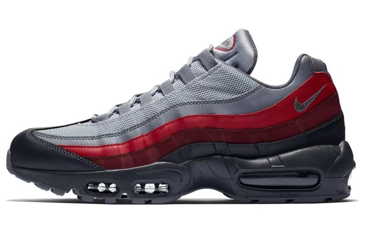 Buy 나이키 에어맥스 95 그레이 팀레드 749766-025