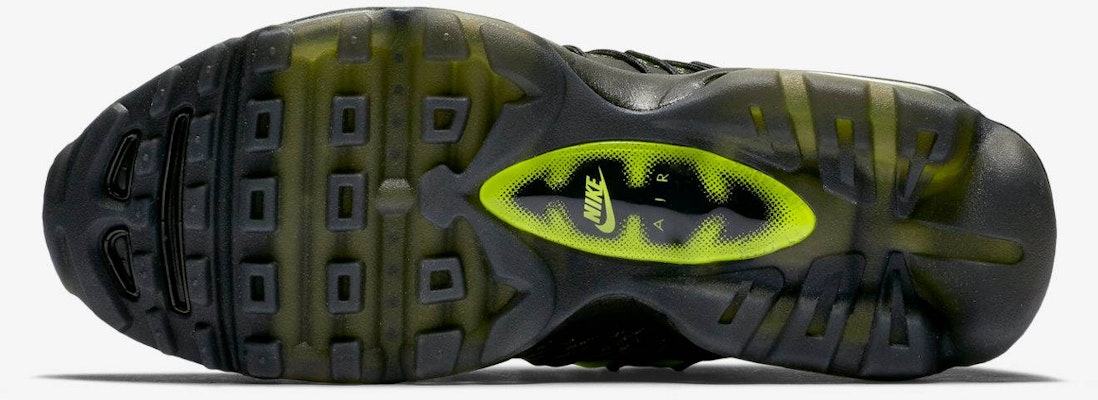 Nike Air Max 95 Jacquard Hitam Volt 749771-007 Details for Nike Air Max 95 Jacquard Hitam Volt 749771-007