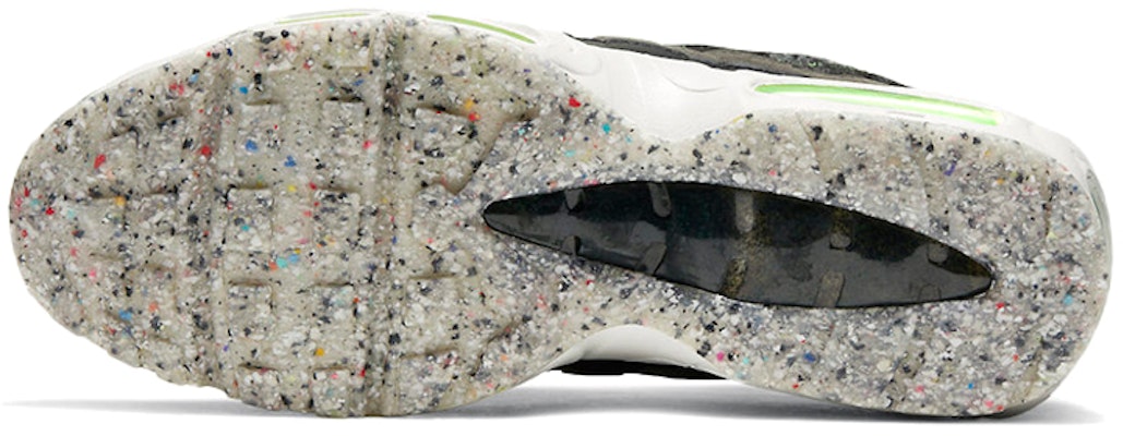 耐克Air Max 95 M2Z2“再生羊毛包-黑电绿” CV6899-001 Details for 耐克Air Max 95 M2Z2“再生羊毛包-黑电绿” CV6899-001