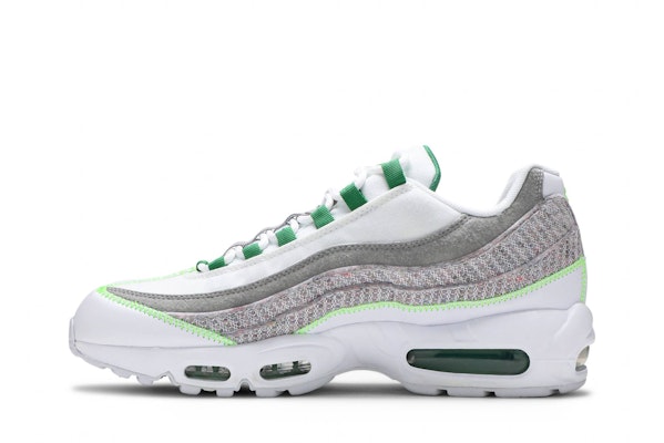 Nike Air Max 95 低筒 跑步鞋 男款 灰白綠 Lookbook Nike Air Max 95 低筒 跑步鞋 男款 灰白綠