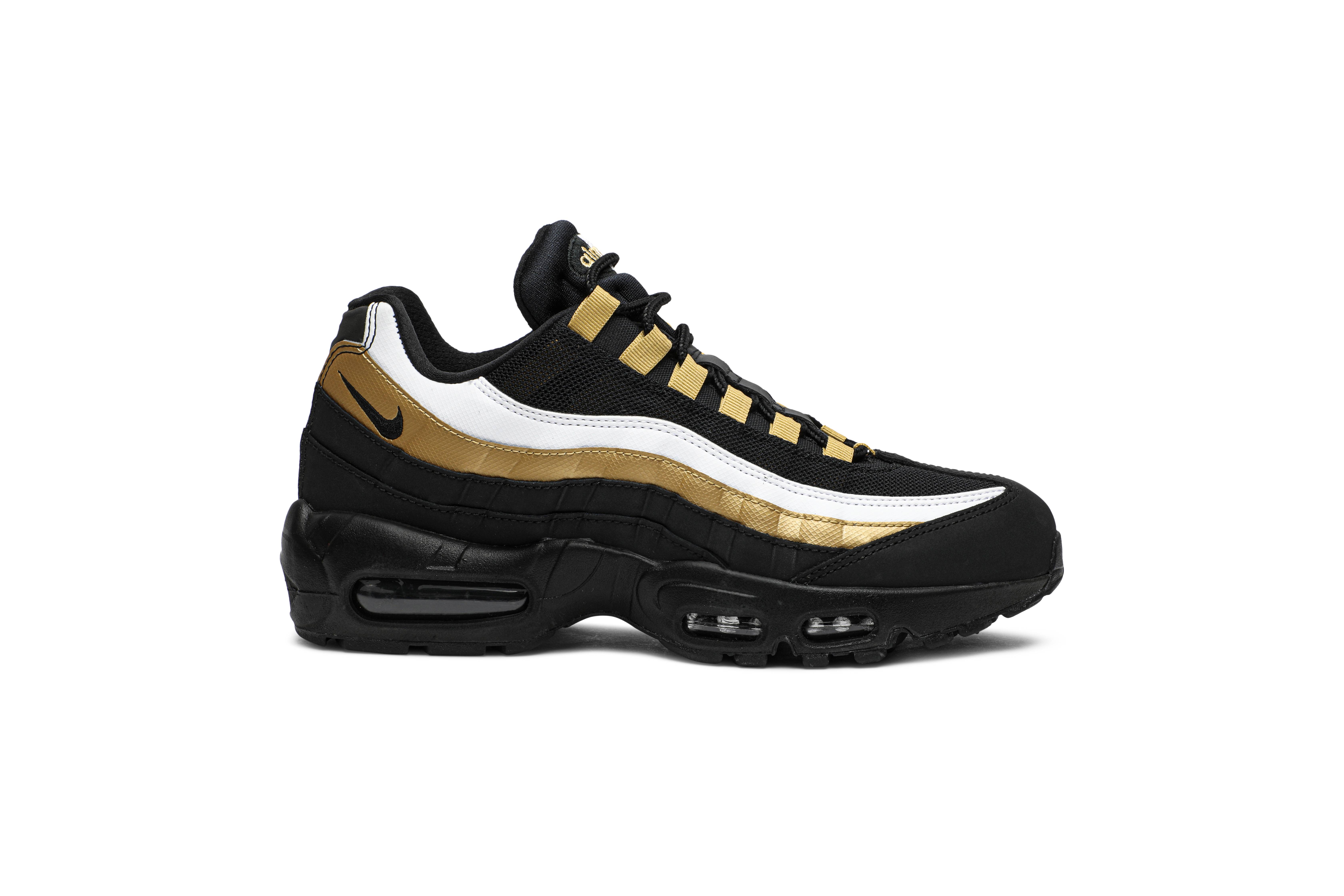 Buy Nike Air Max 95 OG Hitam Emas Metalik Putih AT2865-002