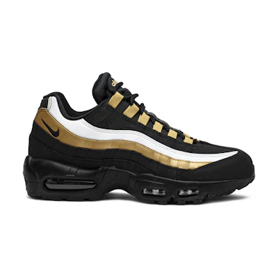 Nike Air Max 95 Black Metallic Gold White