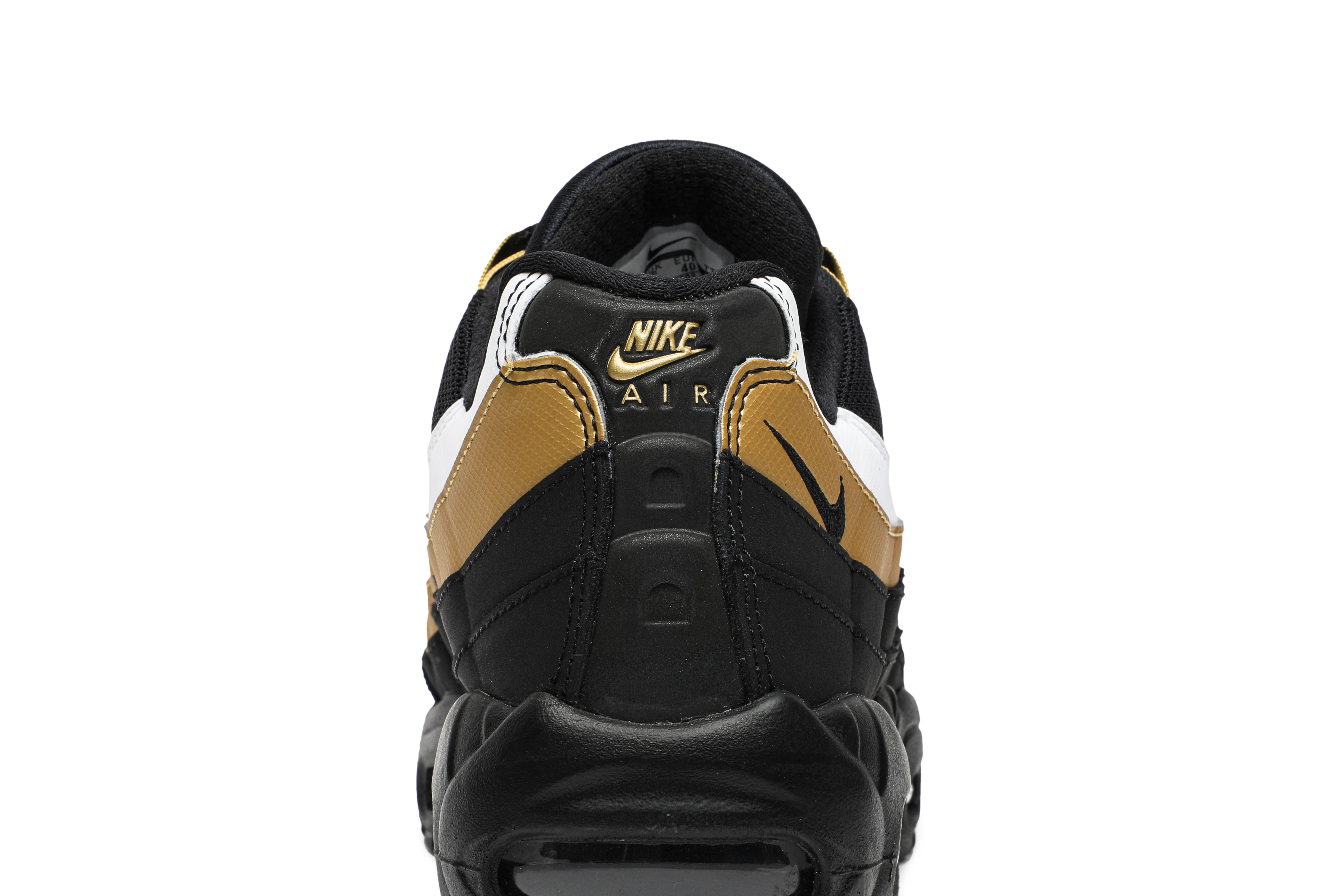 Sizing Nike Air Max 95 OG Hitam Emas Metalik Putih AT2865-002