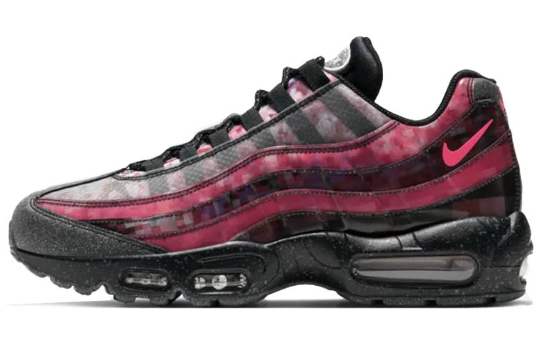 Buy Nike Air Max 95 櫻花 低幫 跑步鞋 男女同款 黑