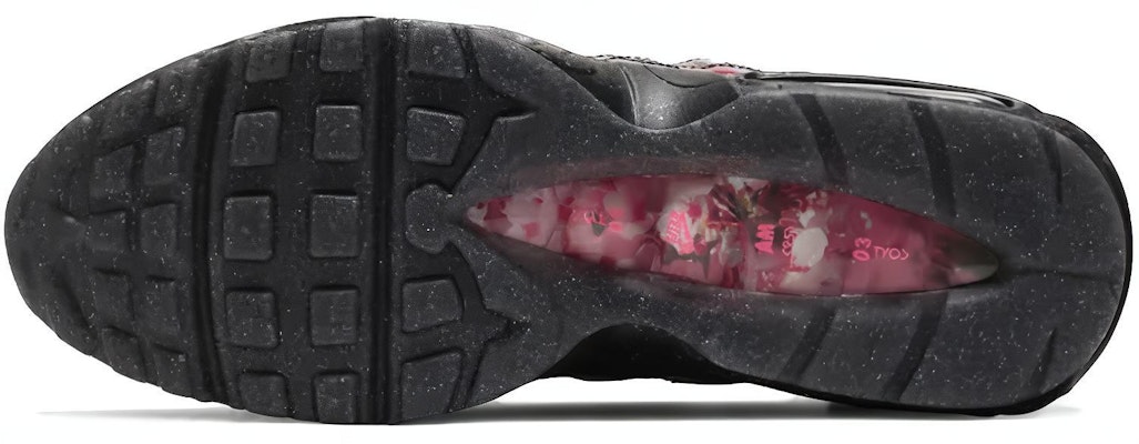 Nike Air Max 95 櫻花 低幫 跑步鞋 男女同款 黑 Details for Nike Air Max 95 櫻花 低幫 跑步鞋 男女同款 黑