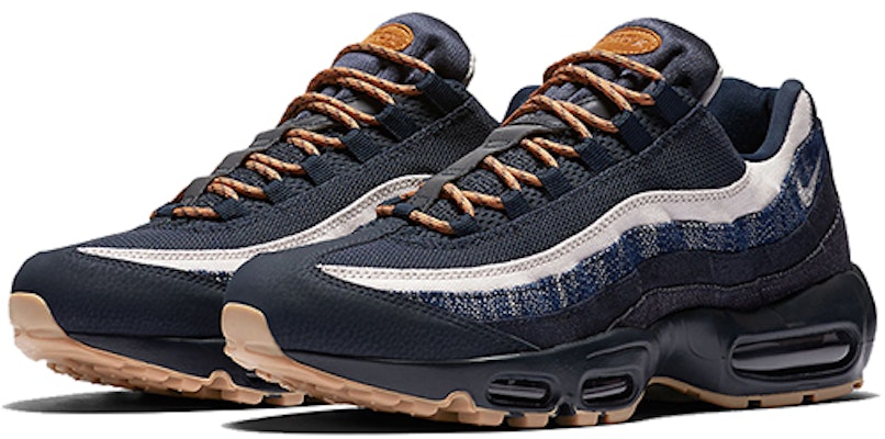 나이키 에어맥스 95 프리미엄 '데님 옵시디언 검솔' 538416-400 Lookbook 나이키 에어맥스 95 프리미엄 '데님 옵시디언 검솔' 538416-400