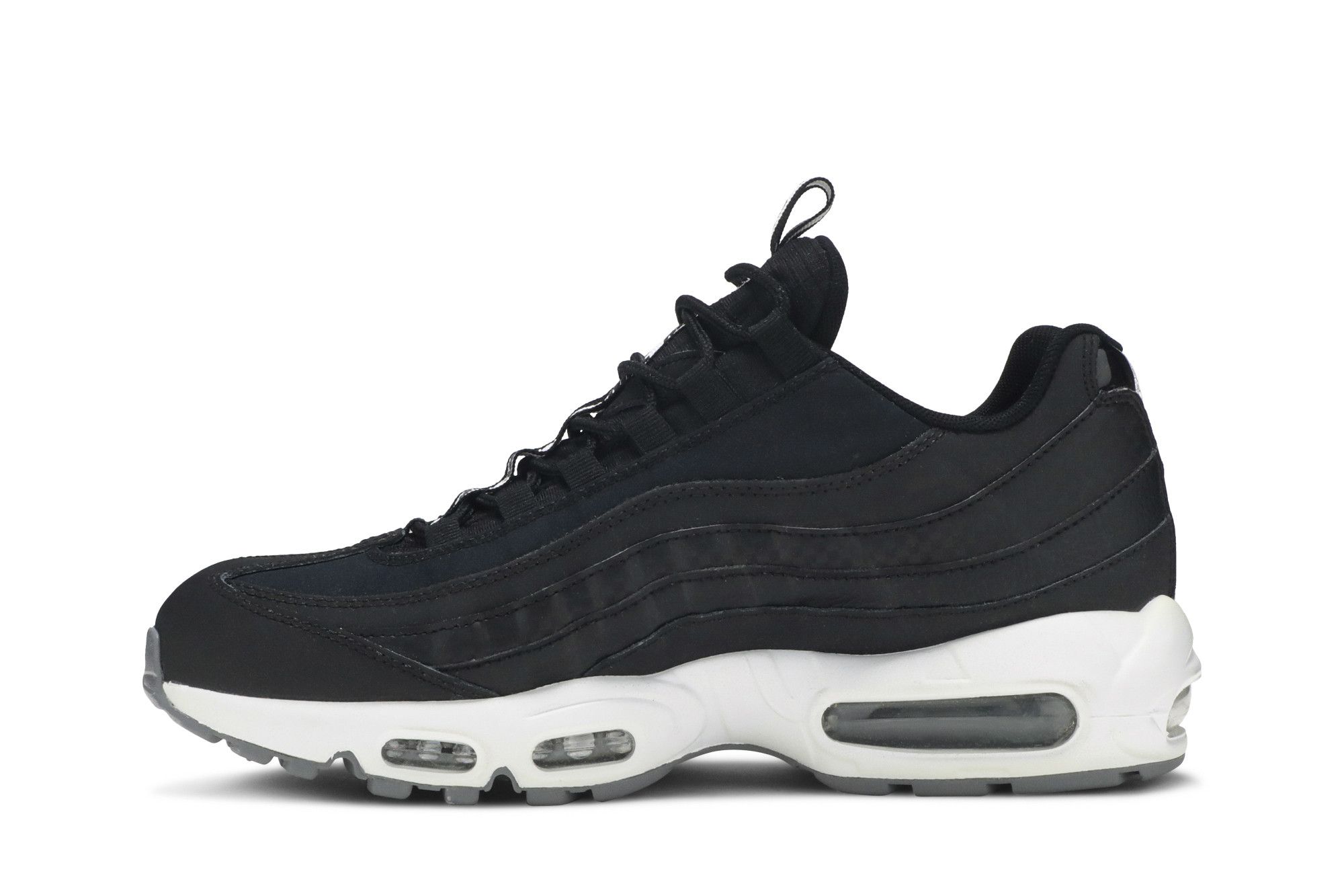 Lookbook Nike Air Max 95 Pull Tab Schwarz Weiß AQ4129-002