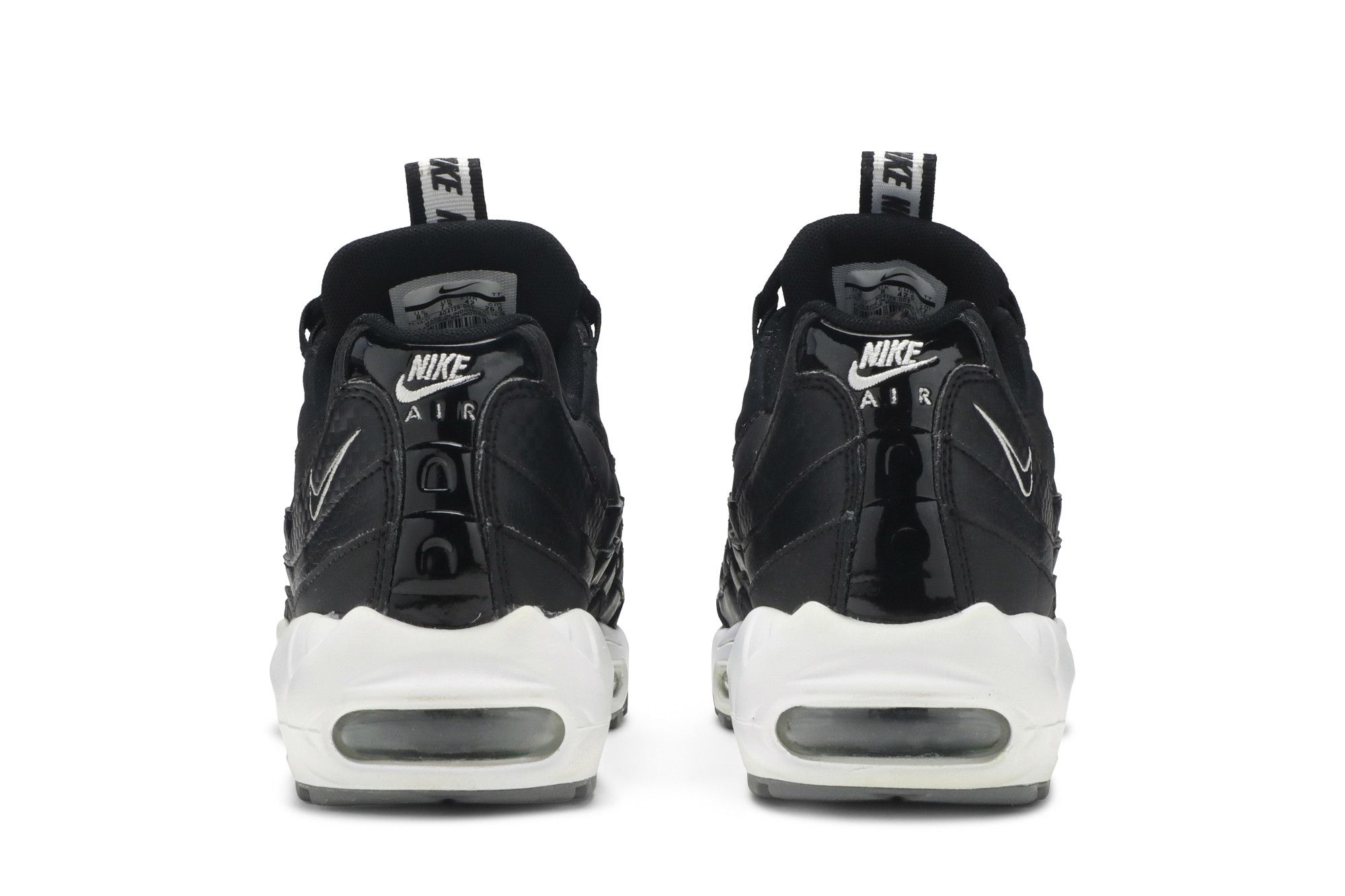 Details for Nike Air Max 95 Pull Tab Schwarz Weiß AQ4129-002