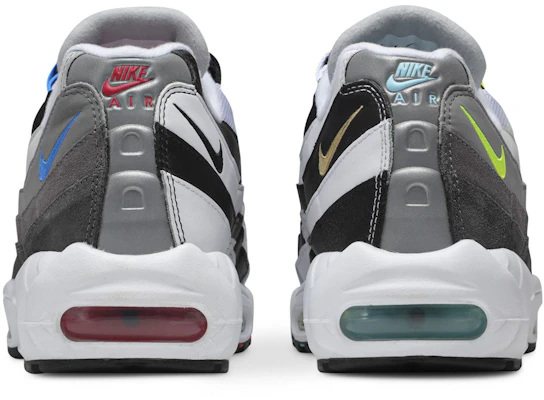 耐克Air Max 95 QS 'Greedy 2.0' 彩虹色彩拼接款 CJ0589-001 Sizing 耐克Air Max 95 QS 'Greedy 2.0' 彩虹色彩拼接款 CJ0589-001