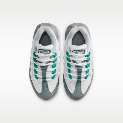 (PS) Nike Air Max 95 Recraft 煙燻灰/孔雀綠/淺石灰/黑色 HQ6364-019 Shop (PS) Nike Air Max 95 Recraft 煙燻灰/孔雀綠/淺石灰/黑色 HQ6364-019