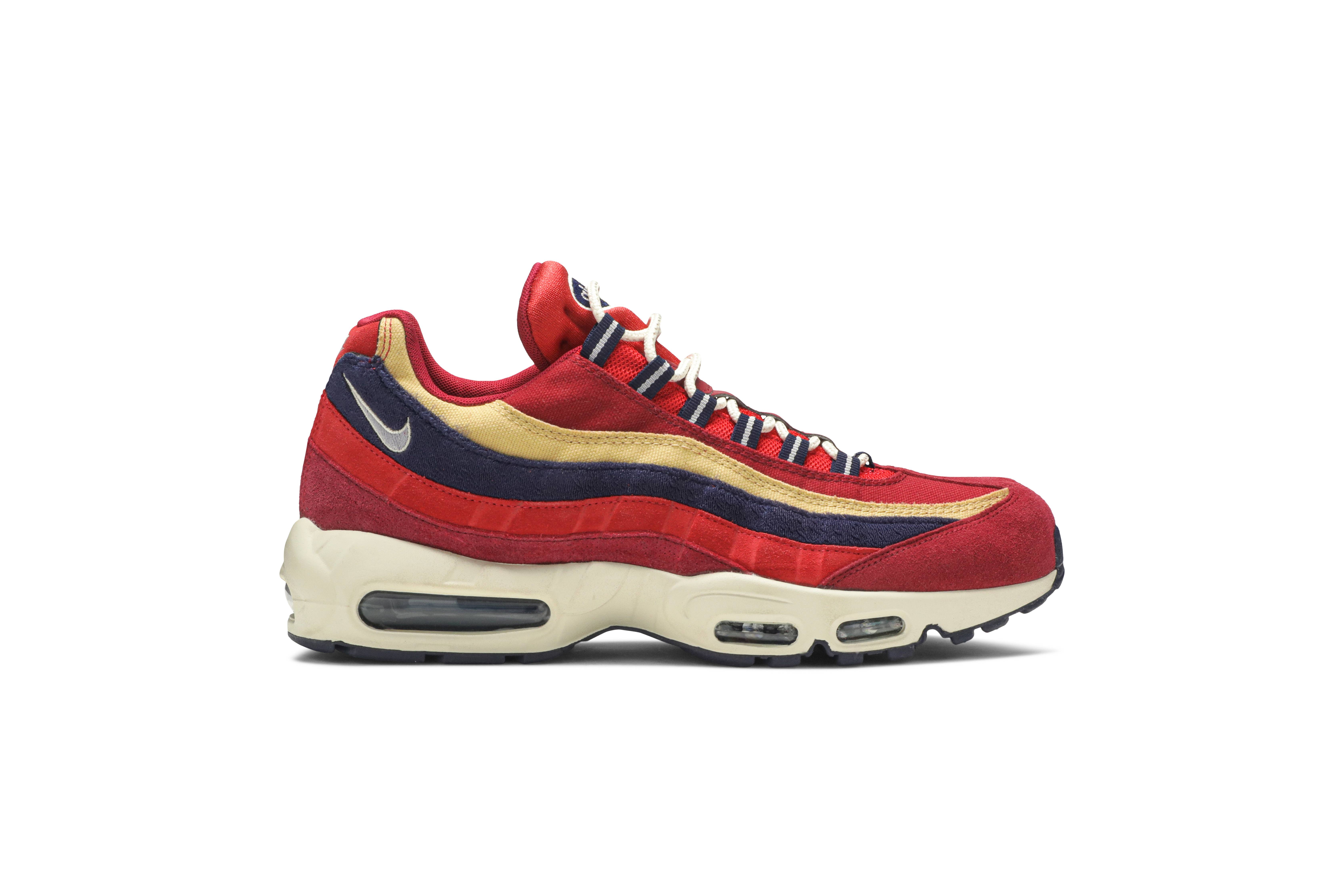 Buy Nike Air Max 95 Red Crush Wheat Gold 538416 603 Novelship