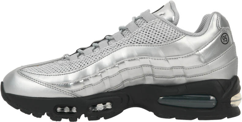 Nike Air Max 95 SE ''Big Bubble - Total 90 Metallic Silver'' Perak Metalik IB6830-002 Lookbook Nike Air Max 95 SE ''Big Bubble - Total 90 Metallic Silver'' Perak Metalik IB6830-002