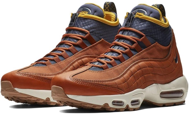 耐吉 Air Max 95 運動靴 防滑耐磨 中筒 跑步鞋 男款 深黃色 雷霆藍 Order 耐吉 Air Max 95 運動靴 防滑耐磨 中筒 跑步鞋 男款 深黃色 雷霆藍