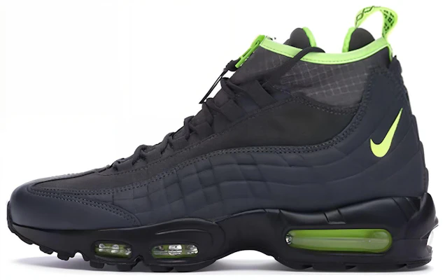Nike Air Max 95 高筒運動鞋 煤黑螢光綠 806809-003 Buy Nike Air Max 95 高筒運動鞋 煤黑螢光綠 806809-003