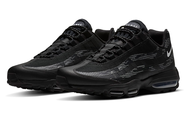 Lookbook Nike Air Max 95 Ultra 休閒運動 低筒 跑步鞋 男款 黑銀