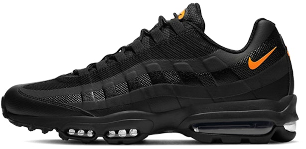 Nike Air Max 95 Ultra 低筒跑步鞋 男款 黑橙 Buy Nike Air Max 95 Ultra 低筒跑步鞋 男款 黑橙