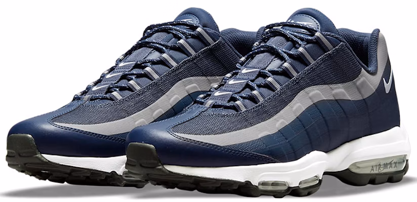 Nike Air Max 95 Ultra 3M 反光 低筒 跑步鞋 男款 午夜藍 Lookbook Nike Air Max 95 Ultra 3M 反光 低筒 跑步鞋 男款 午夜藍