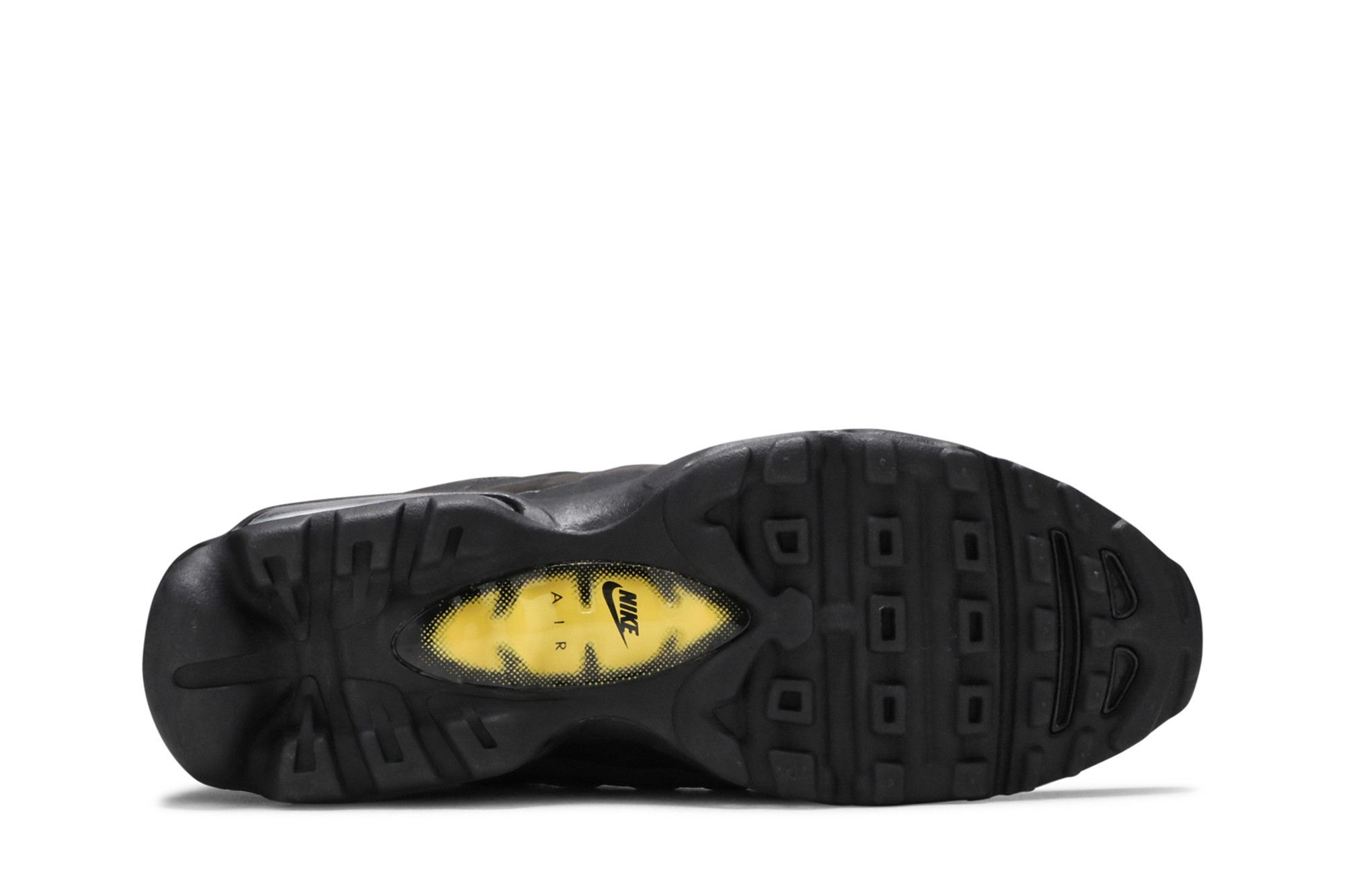 Shop 耐吉 Air Max 95 Ultra 黑色黃色 AR4236-002