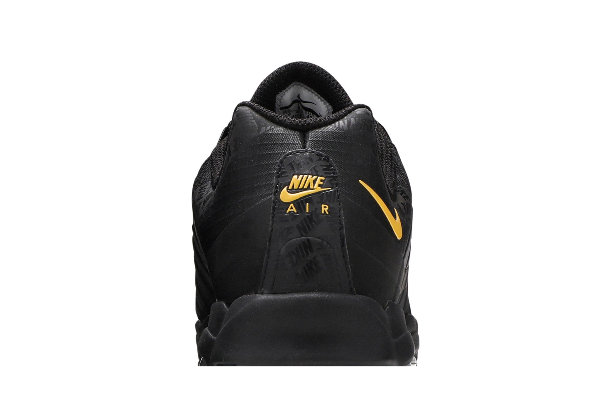 Sizing 耐吉 Air Max 95 Ultra 黑色黃色 AR4236-002